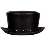 Deadwood Trading Brimstone - Faux Leather Deadman Steampunk Top Hat - Hatcountry